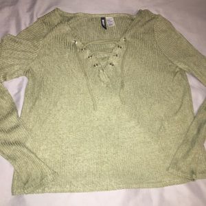 Olive green shirt / sweater